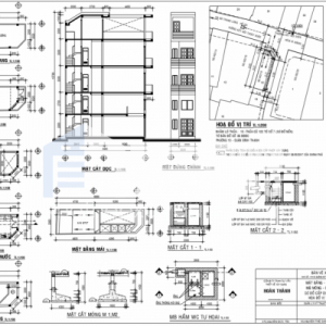 bản vẽ xin giấy phép xây dựng.